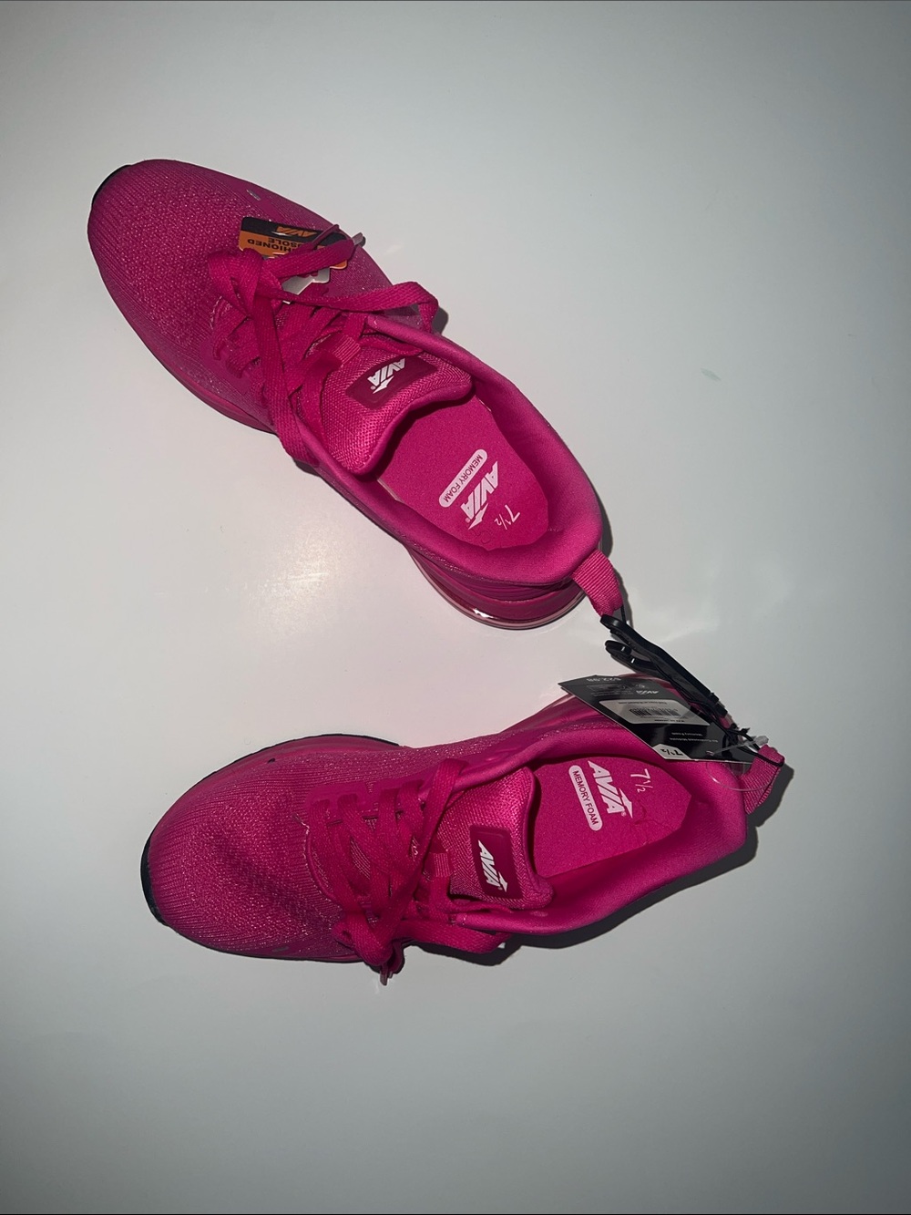 Avia Women's Athletic Sneakers in Bright Pink